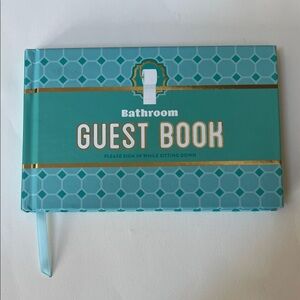 Knock Knock Bathroom Guestbook